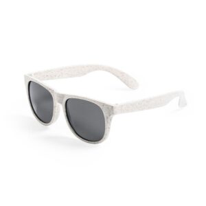 Sonnenbrille aus Weizenstroh mit Logo-Druck für Ihre Werbung