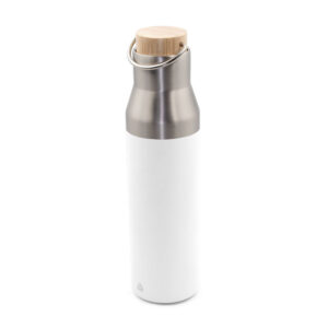 Thermoflasche 550 ml aus Bambus für Ihre Werbung