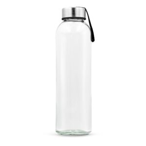 Glasflasche mit buntem Band für Ihr Marketing