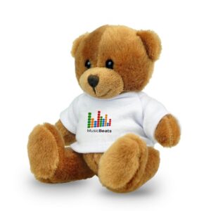 Plüschbär 12 cm mit individuellem Branding für Ihr Marketing